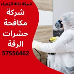 مكافحة حشرات الرقة